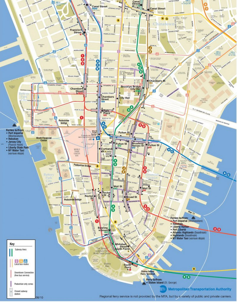Lower Manhattan Map Go Nyc Tourism Guide Printable Map Manhattan 