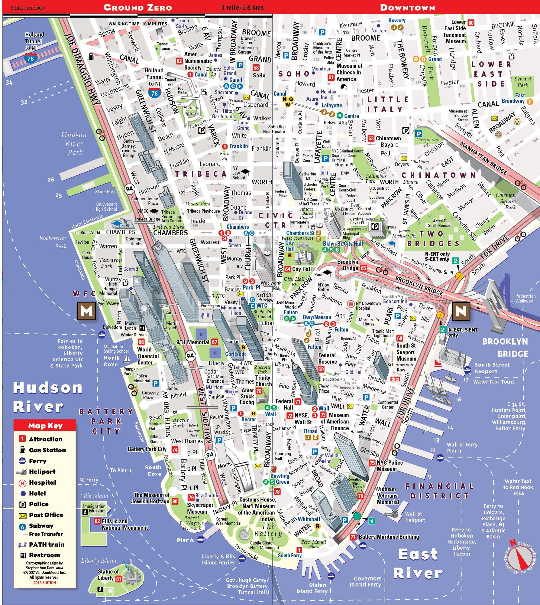 Manhattan Maps Transport Maps And Tourist Maps Of Manhattan In USA