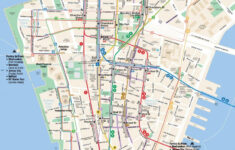 Map Manhattan Streets Globalsupportinitiative Regarding Printable Map