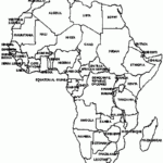 Map Of Africa Black And White Clipart Clip Art Library