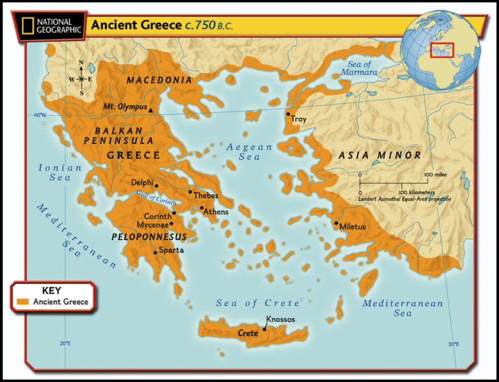 Map Of Ancient Greece Printable Printable Maps
