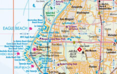 Map Of Aruba Hotels And Restaurants