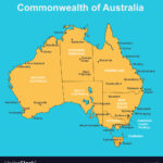 Map Of Australia With All Cities Maps Of The World