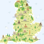 Map Of England Print By Pepper Pot Studios Notonthehighstreet