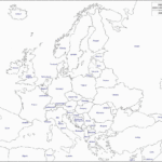Map Of Europe Black And White Printable