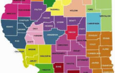 Map Of Illinois Counties Free Printable Maps