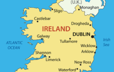 Map Of Ireland Geography City Ireland Map Geography Political City