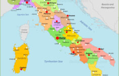 Map Of Italy Political In 2019 Free Printables Italy Map Map Of