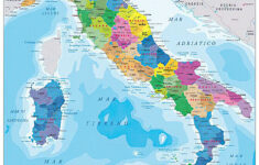 map of italy poster print italia map in italian size 24 quot x 36 MAP OF ITALY POSTER PRINT ITALIA MAP IN ITALIAN SIZE 24 quot X 36