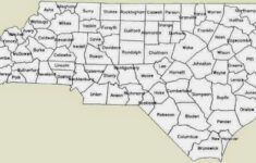Map Of North Carolina Counties Free Printable Maps