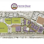 Map Of Notre Dame Campus Sates Map Notre Dame Campus Map Printable