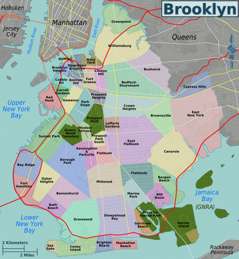 Map Of Nyc Bus Stations Lines Printable Map Of Brooklyn Ny 