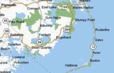 map of outer banks nc holidaymapq Map Of Outer Banks Nc HolidayMapQ