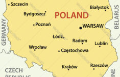Map Of Poland Royalty Free Vector Image VectorStock