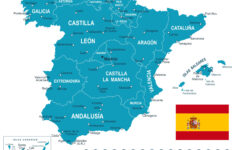 Map Of Spain Guide Of The World