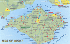 Map Of The Isle Of Wight UK Ile De Wight Portsmouth Southampton