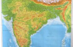 Mappa Di India Fisico Mappa Della Fisica India Sud est Asiatico Asia