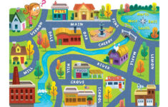 Maps For Kids Maps For Kids Cartoon Map Kids Road Maps