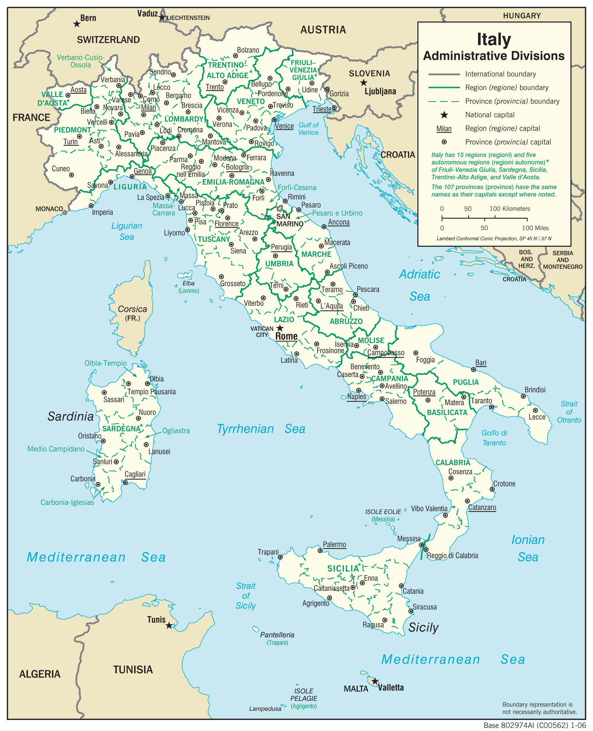 Maps Of Italy Detailed Map Of Italy In English Tourist Map Of Italy 