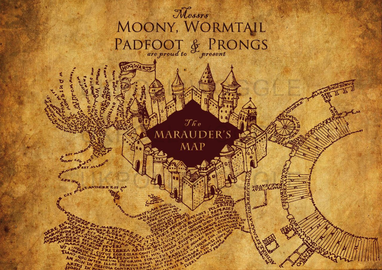 Marauder 39 s Map Harry Potter Wallpapers Top Free Marauder 39 s Map Harry 
