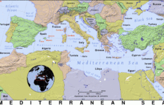 Mediterranean Sea Public Domain Maps By PAT The Free Open Source