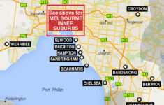 Melbourne Suburbs Map Travel Victoria Accommodation Visitor Guide