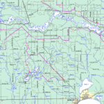 Michigan Snowmobiling Oscoda Snowmobile Trail Map Michigan Sledhead