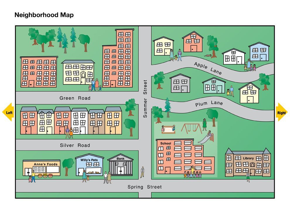 Neighborhood Map The Neighbourhood Map Activities Beaches In The World