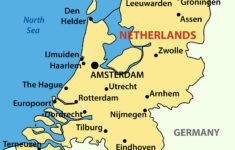 Netherlands City Map Map Of Netherlands Cities Western Europe Europe