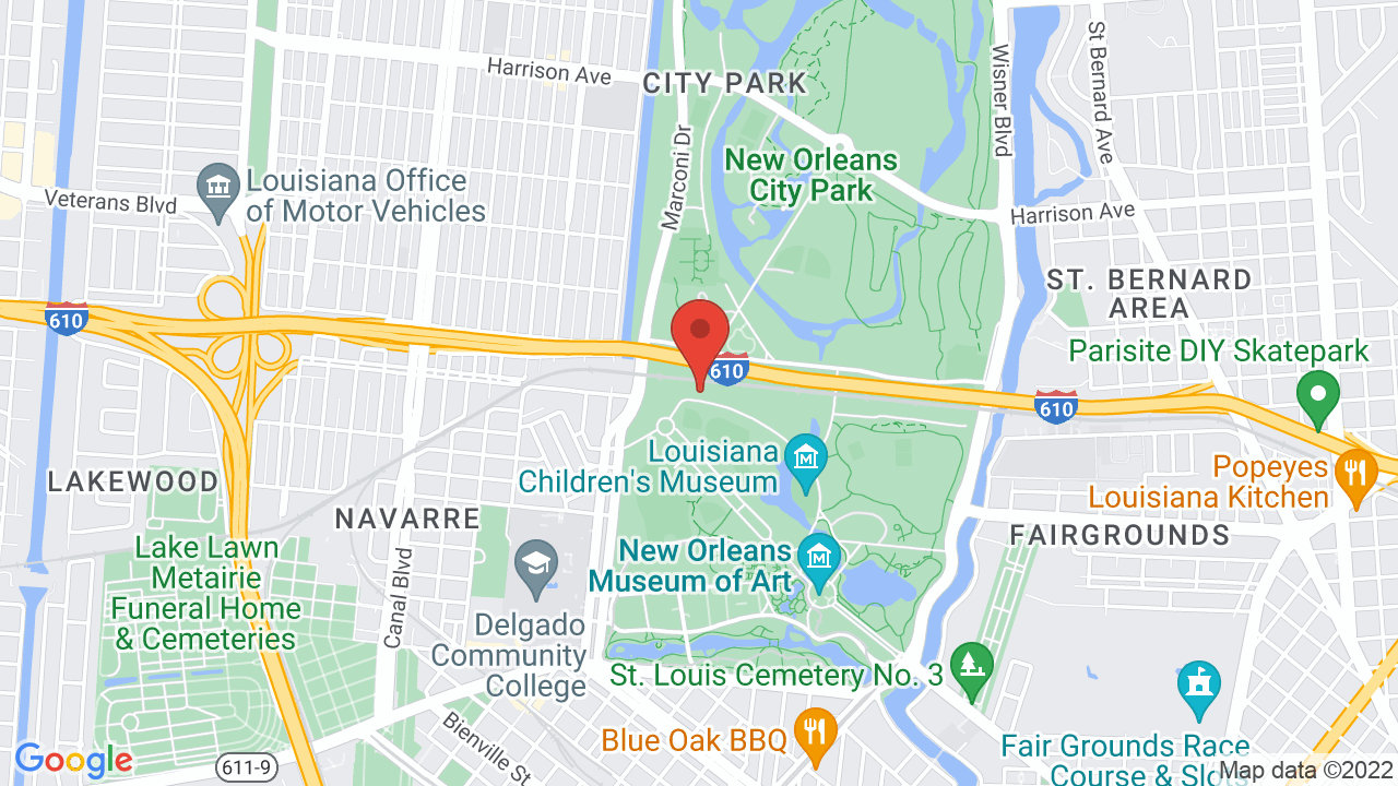 New Orleans City Park In New Orleans LA Concerts Tickets Map 