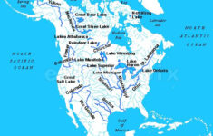 North America Rivers Map North America Map America Map World Geography