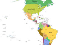 North And South America Map Guide Of The World
