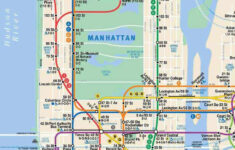 NYC Subway Map In Manhattan Nyc Subway Map Map Of New York New York