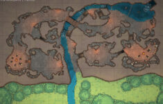 oc battlemap cragmaw hideout lost mine of phandelver battlemaps OC Battlemap Cragmaw Hideout Lost Mine Of Phandelver Battlemaps