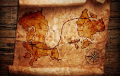 old treasure map stock photo colourbox Old Treasure Map Stock Photo Colourbox