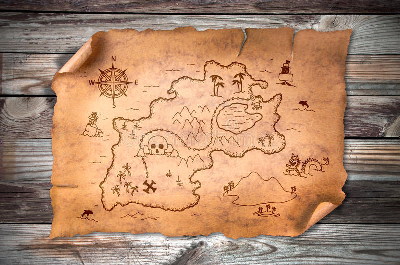Old Treasure Map Stock Photo Image Of Fight Mystery 26884926