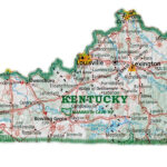 Online Maps Kentucky Map With Cities