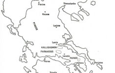 Outline Map Of Ancient Greece Printable Printable Maps