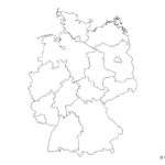Outline Map Of Germany With States Free Vector Maps Germany Map