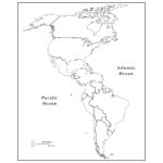 Outline Map Of Western Hemisphere With Maps The Americas Page 2