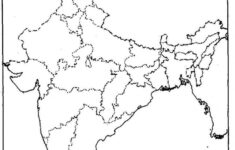 Physical Map Of India Blank And Travel Information Download Free In