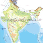 Physical Map Of India India Physical Map India Map Physical Map Of