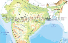 Physical Map Of India India Physical Map India Map Physical Map Of