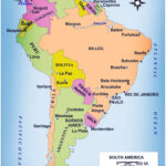 Political Map Of South America Free Printable Maps