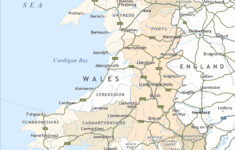 Political Map Of Wales Royalty Free Editable Vector Map Maproom