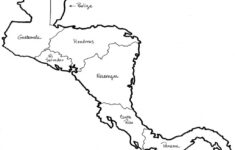 printable blank map of central america printable maps 1 Printable Blank Map Of Central America Printable Maps