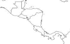 printable blank map of central america printable maps Printable Blank Map Of Central America Printable Maps