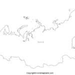 Printable Blank Map Of Russia Outline Transparent PNG Map