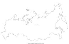 printable blank map of russia outline transparent png map Printable Blank Map Of Russia Outline Transparent PNG Map