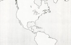 Printable Blank Map Of Western Hemisphere Diagram With X Map